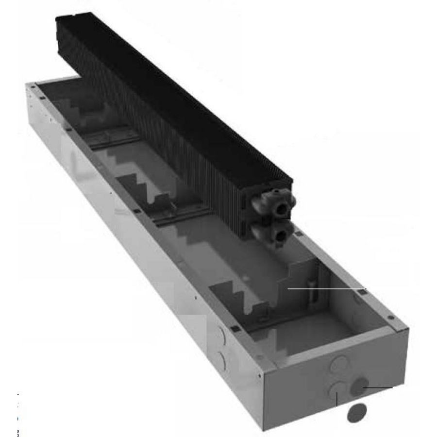 Mini-canal H9 L450 B26 geen kader & rooster