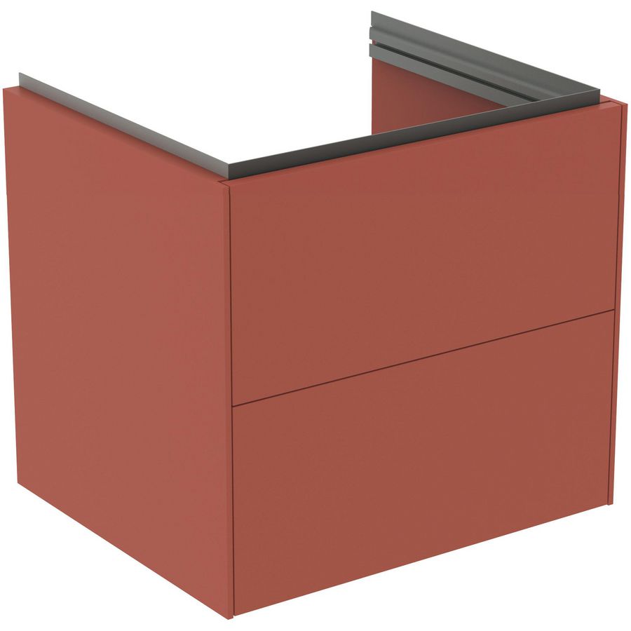 conca wastafelmeubel 600x505x555mm m 2 laden matt sunset T45