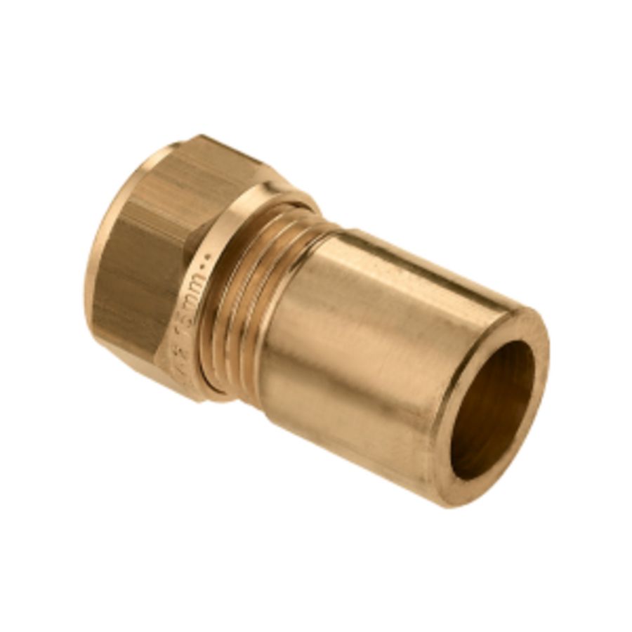 Insteekverloopsok / renovatiekoppeling knel 15x22mm spie-eind