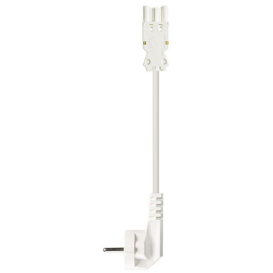 Netsnoer GST18I3 1,5mm² 0,5M PVC ECA wit VVE=75