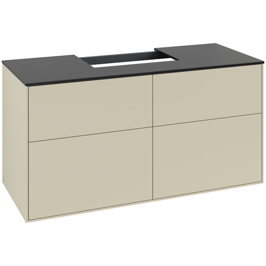 Wastafelonderkast Finion 1200x603x501mm S.Grey Matt Lacquer F13200HJ