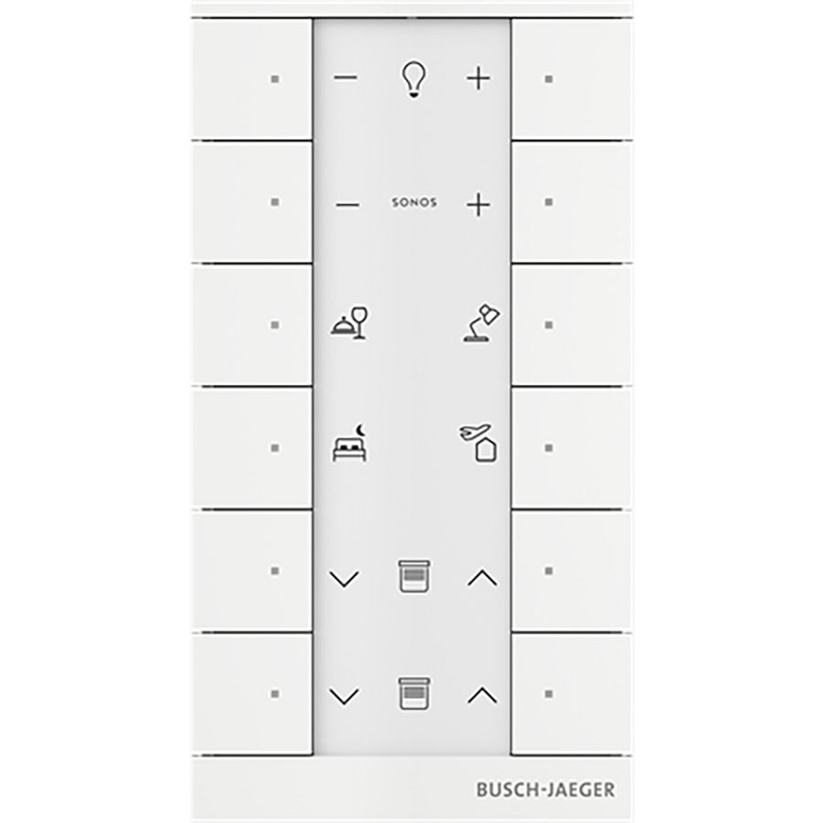 Free@Home Tenton Bedieningselement 12-voudig studiowit mat (SB-F-12.0.11-884)