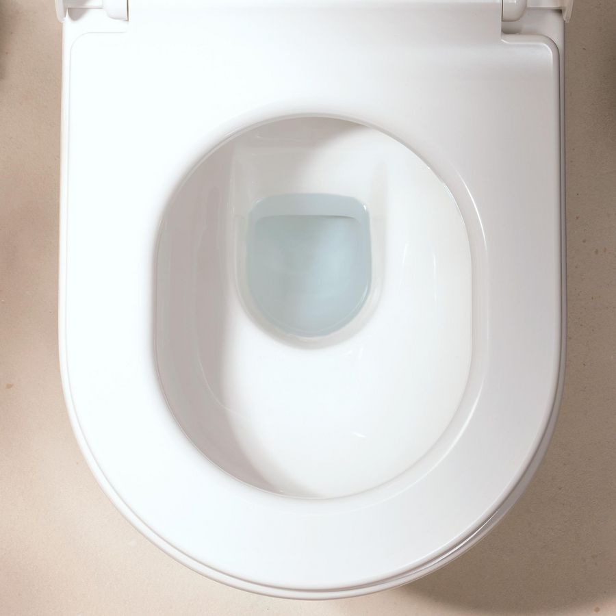 Closet staand EluPura S gesl kopp. 640 AquaFall Flush wit