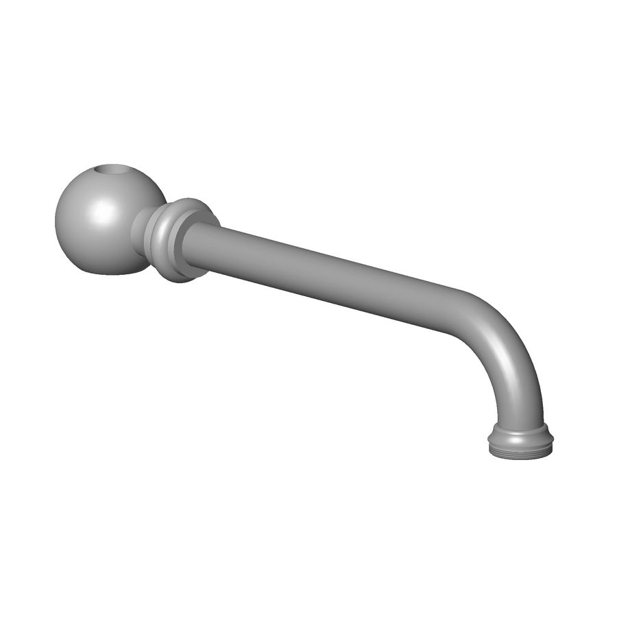 Uitloop spoeltafel staand 200mm-DB geb