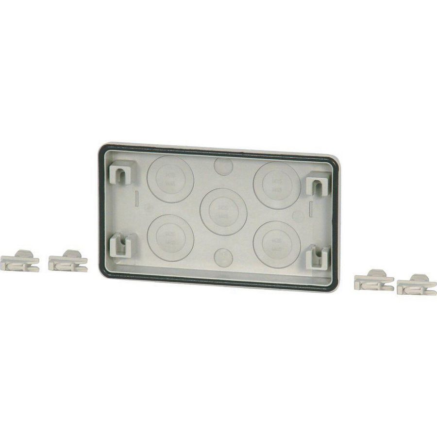 Flens doordrukgaten 1x M16 5x M40/25HxBxD=116x250x23mm