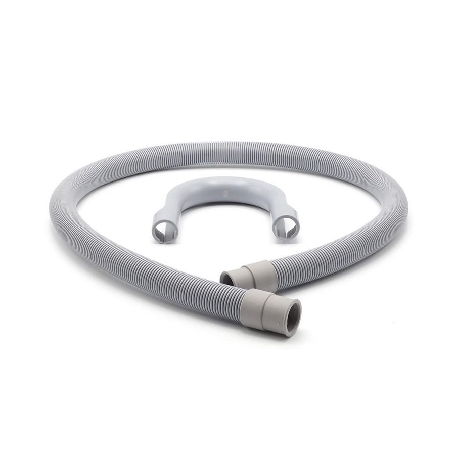 Afvoerslang+bocht 19-21mm 1mtr.