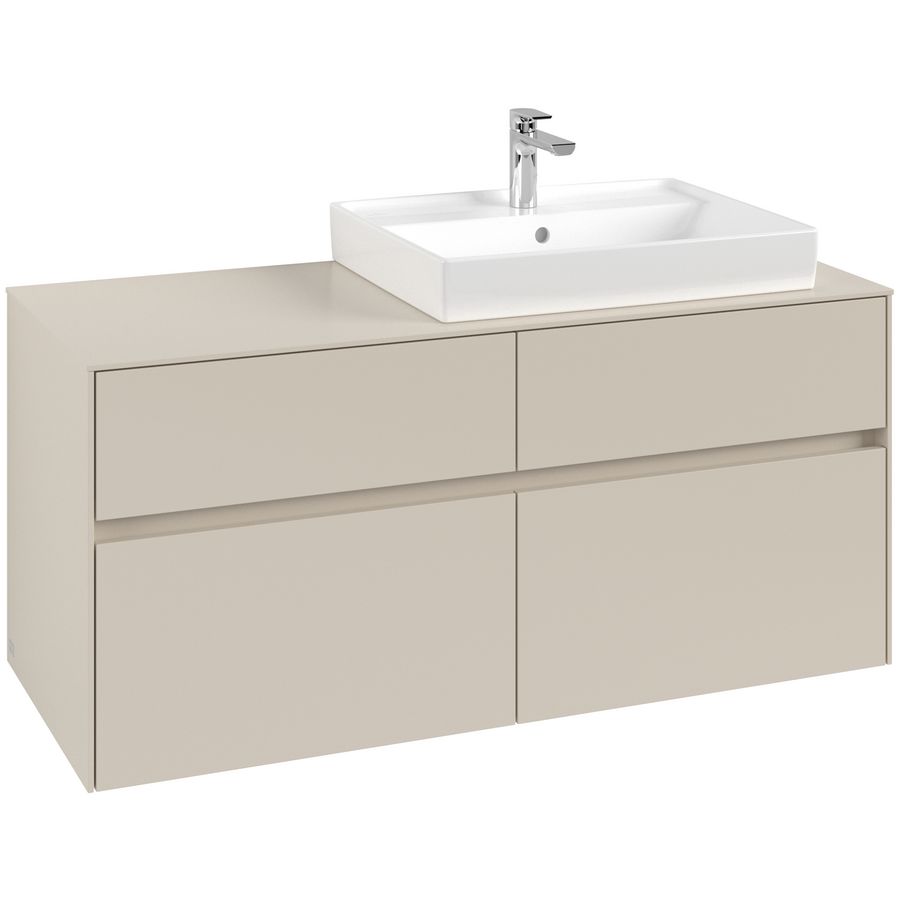 Wastafelonderkast Collaro 1200x548x500mm Cashmere Grey C08300VN