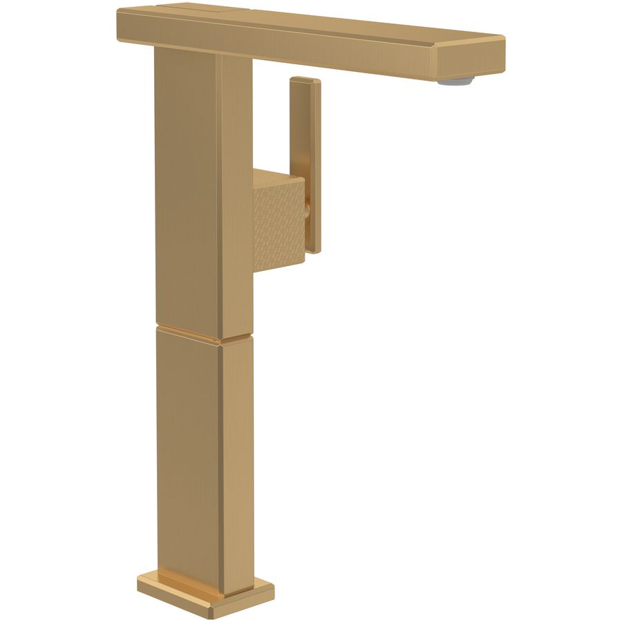 Eengreeps wastafelkraan verhoogd Mettlach Brushed Gold