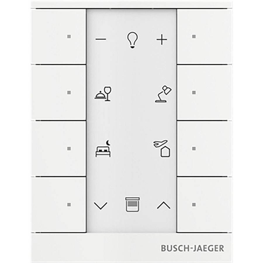 Free@Home Tenton Bedieningselement 8-voudig studiowit mat (SB-F-8.0.11-884)