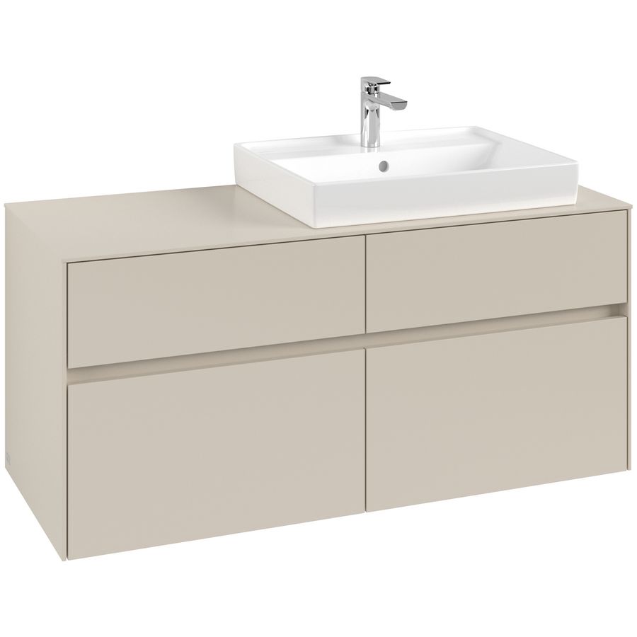 Wastafelonderkast Collaro 1200x548x500mm Cashmere Grey C083B0VN