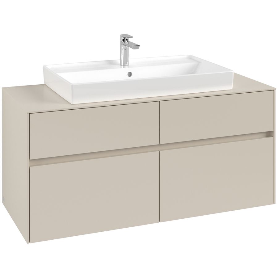 Wastafelonderkast Collaro 1200x548x500mm Cashmere Grey C08700VN