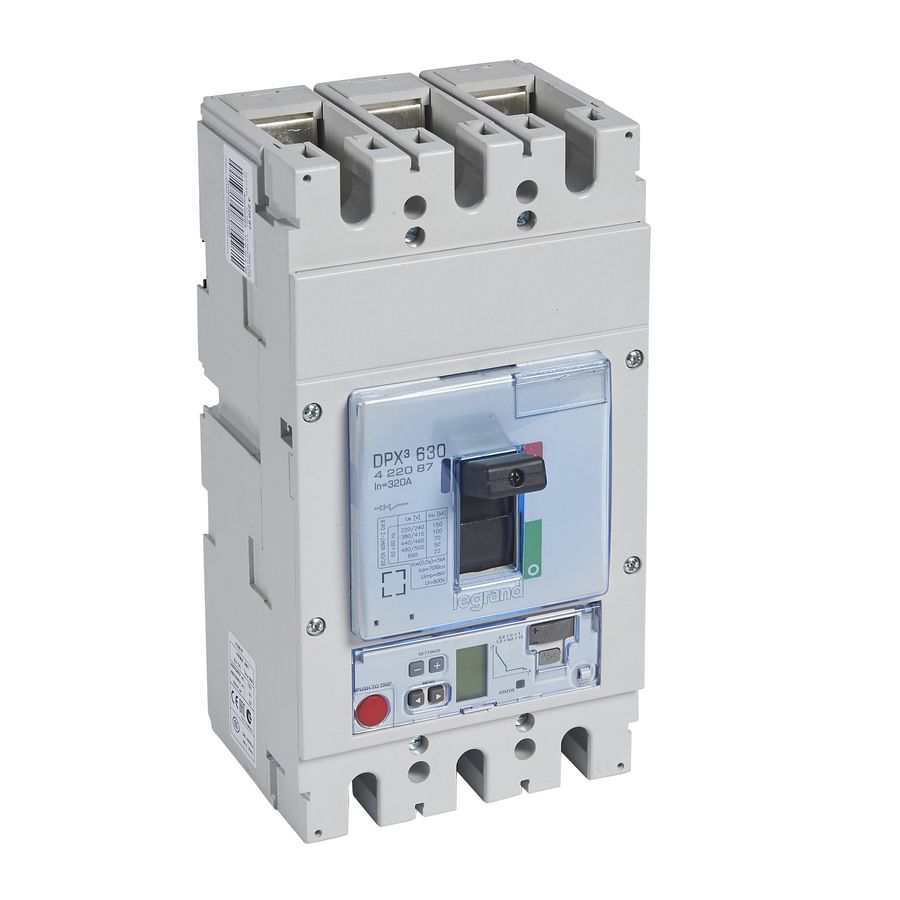 Vermogensschakelaar 630 elekt S2 3P 320A 100kA 400V DPX3