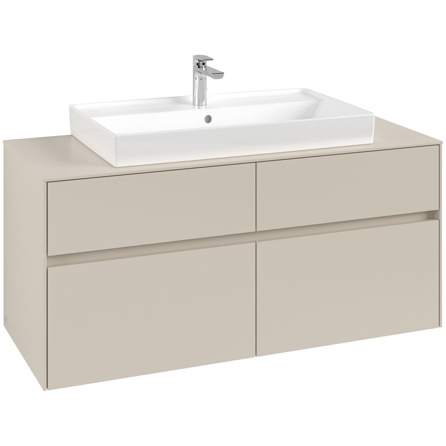 Wastafelonderkast Collaro 1200x548x500mm Cashmere Grey C087B0VN