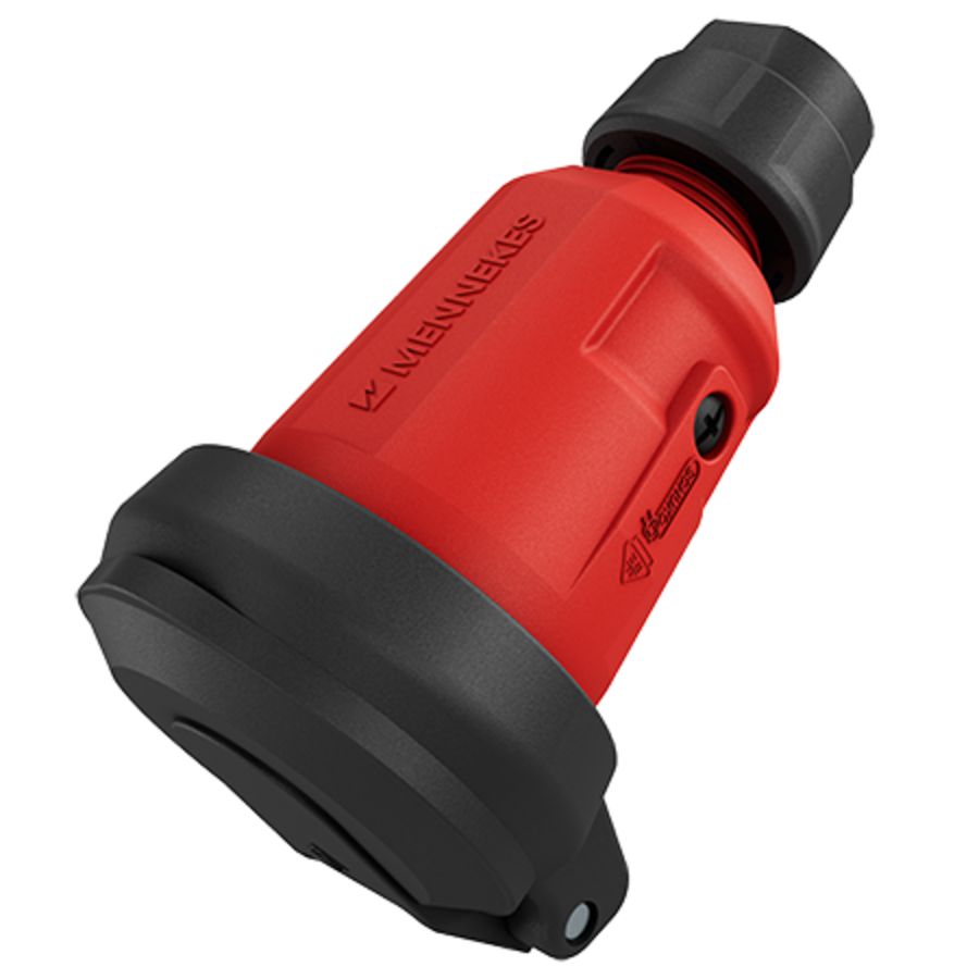 Contrastekker 16A 2P+A 230V IP54 SCHU rood