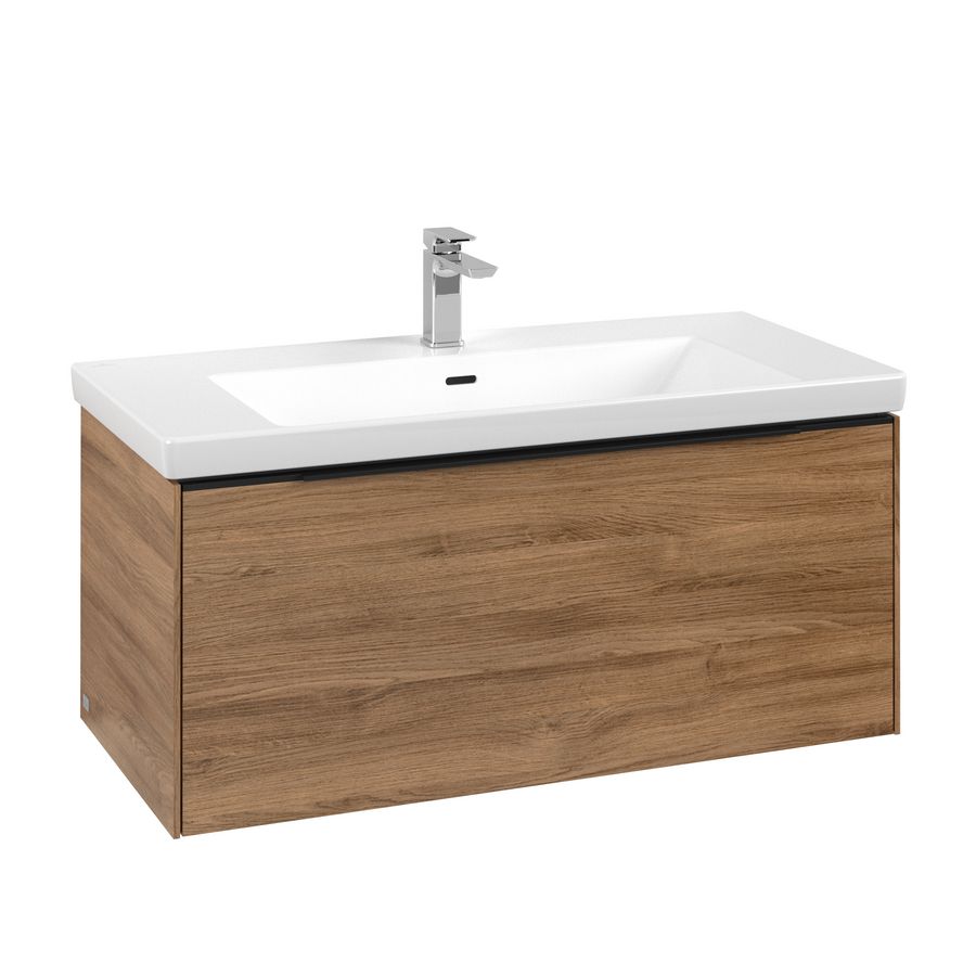 Wastafelonderkast Subway 3.0 973x429x478mm Oak Kansas C569L1RH