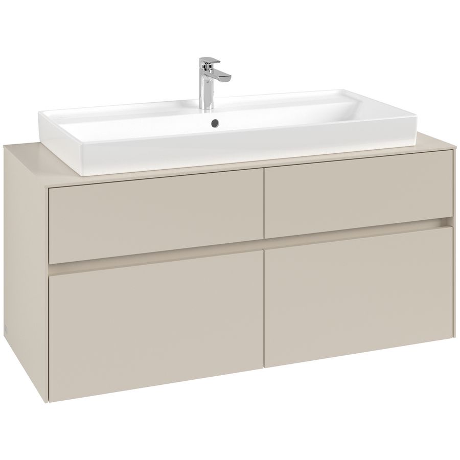 Wastafelonderkast Collaro 1200x548x500mm Cashmere Grey C09100VN