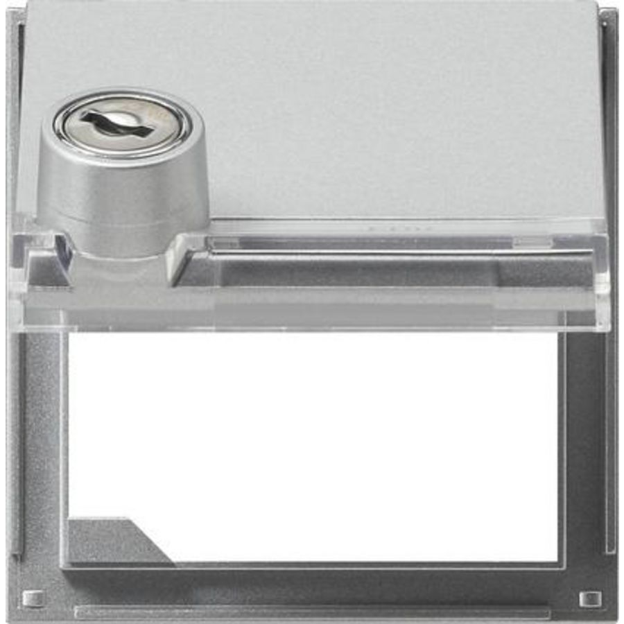 Adapterraam KD slot gelijk + TK Gira TX_44 (SW IB) kl.alum.