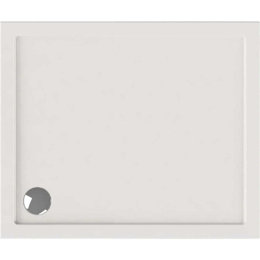 Douchebak rechthoek Maia 90x75cm wit