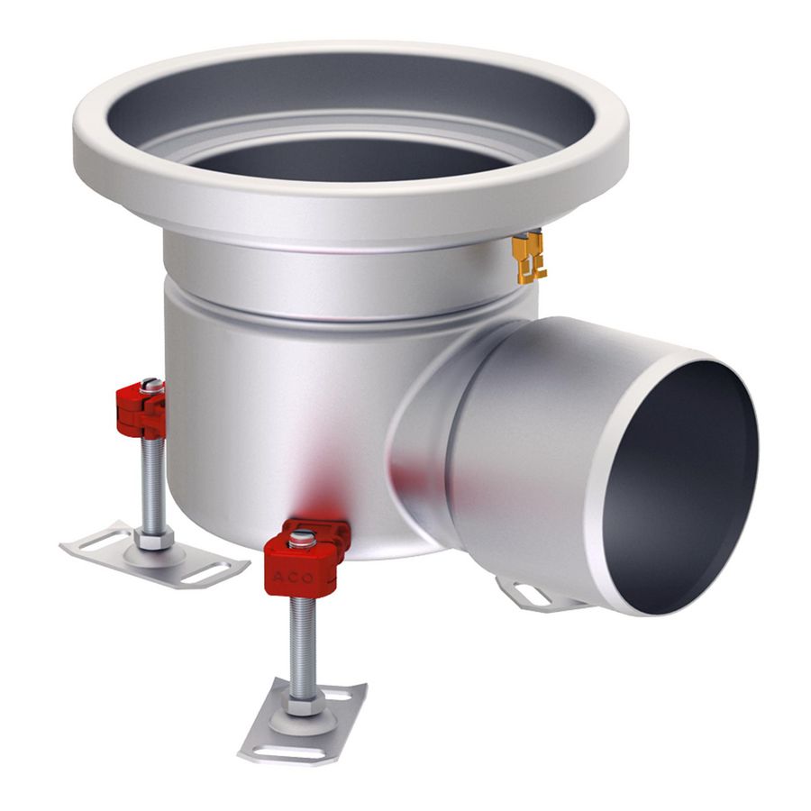 EG200/157/230 afvoerput vast 90º 446747