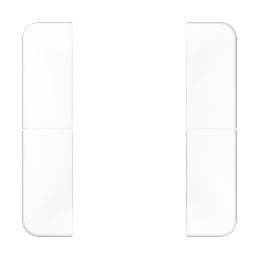 Tastafdekking compleet 2-voudig CD500 alpin wit KNX