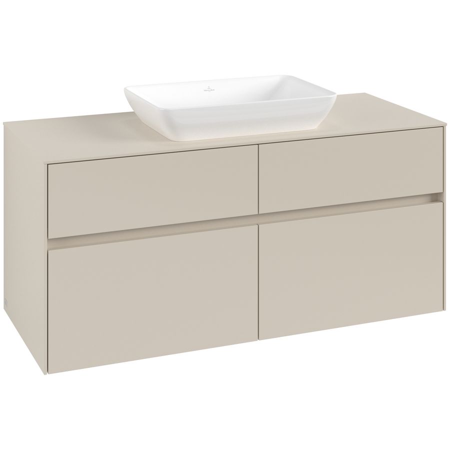 Wastafelonderkast Collaro 1200x548x500mm Cashmere Grey C11200VN