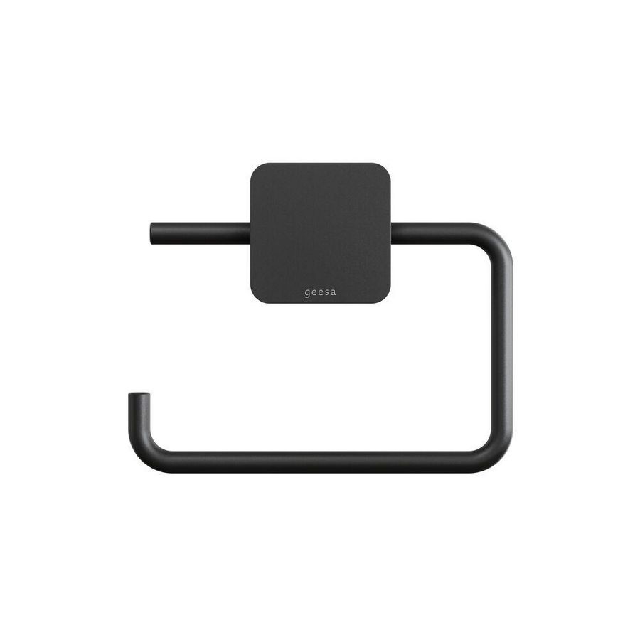 Closetaccessoireset Topaz zwart (rolhouder/borstelgarnituur/haak)