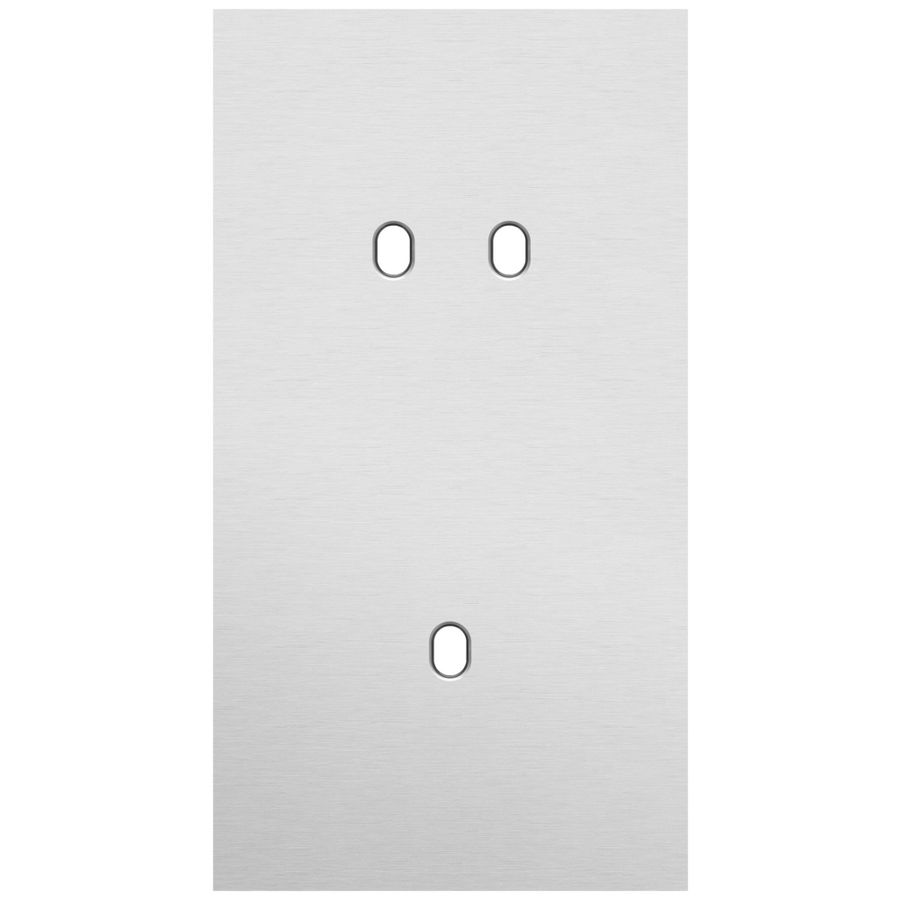 Tweevoudige afdekpl. verticaal 71mm centerafstand een tweevo
