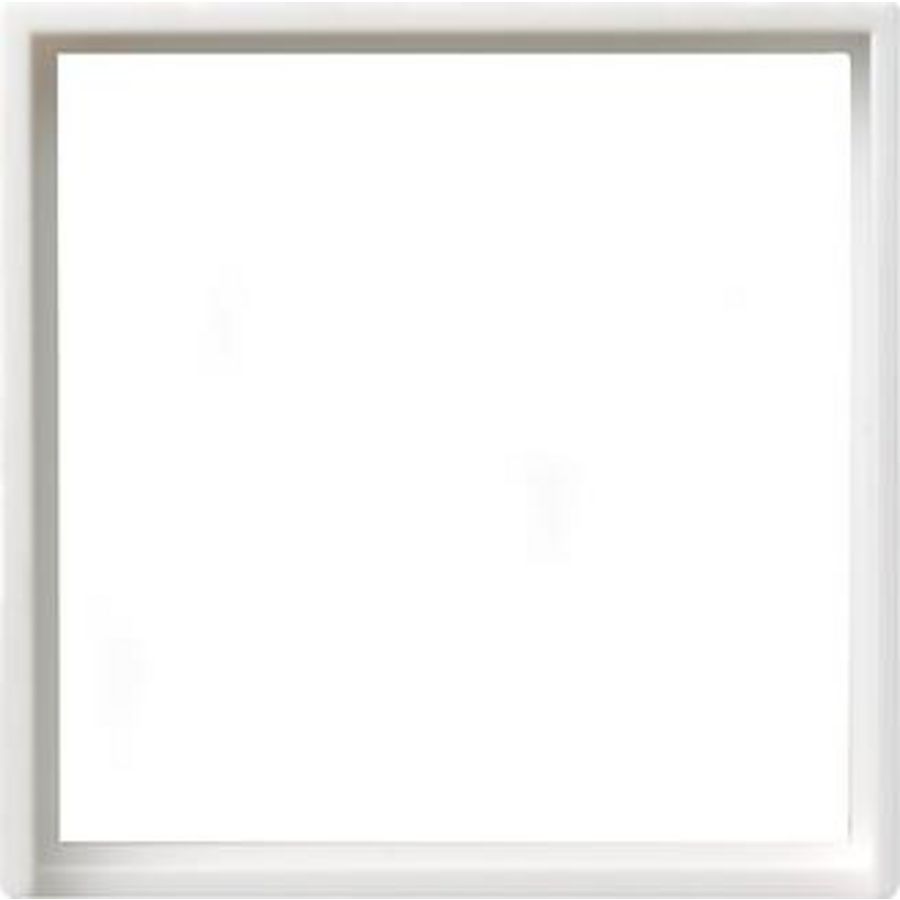 Adapterraam vierkant 50x50mm System 55 zuiver wit m