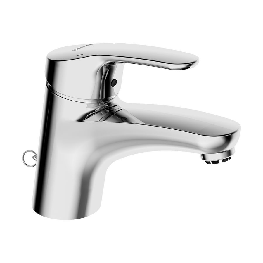 Mix wastafelmengkraan vaste uitloop m.ketting sprong 141mm