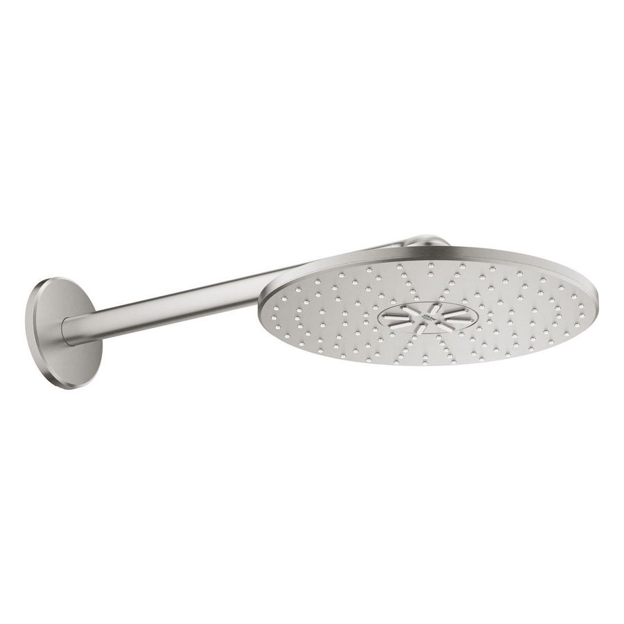 Rainshower smartactive 310 hoofddouche-set rond wandmontage duo supersteel (rvs look) excl. inbouwbox