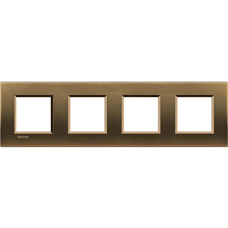 Afdekraam rechthoekig Brons 4x2 mod. Livinglight
