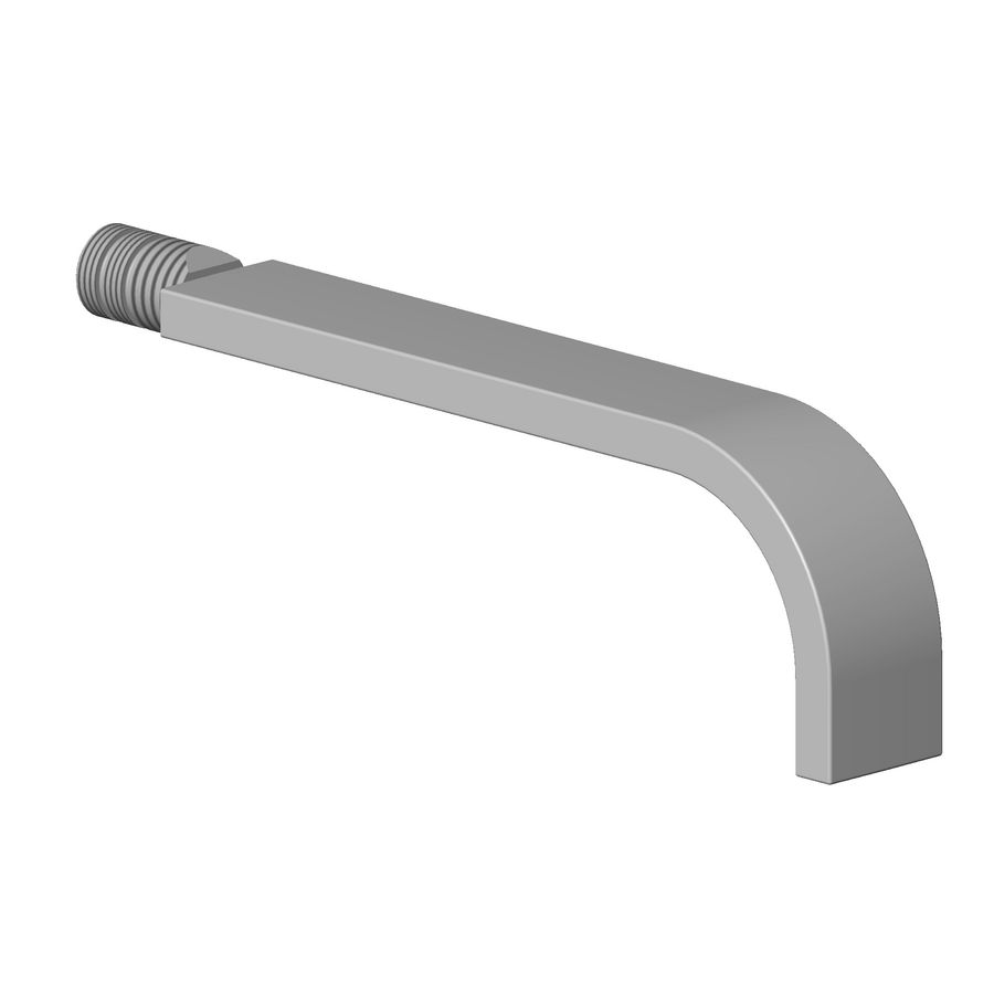 Uitloop wastafel wand 200X35X11mm-BG