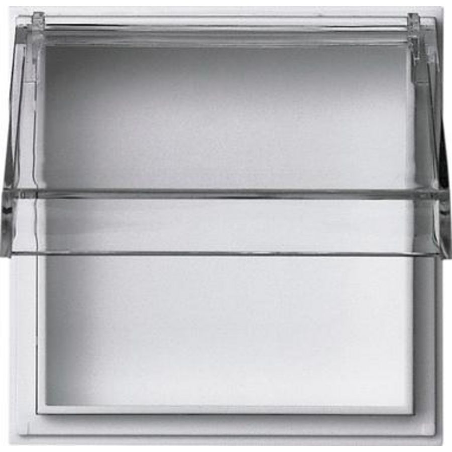 Adapterraam KD transparant Gira TX_44 (SW IB) zuiver wit