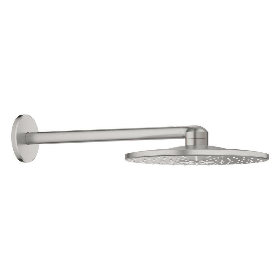 Rainshower smartactive 310 hoofddouche-set rond wandmontage duo supersteel (rvs look) excl. inbouwbox