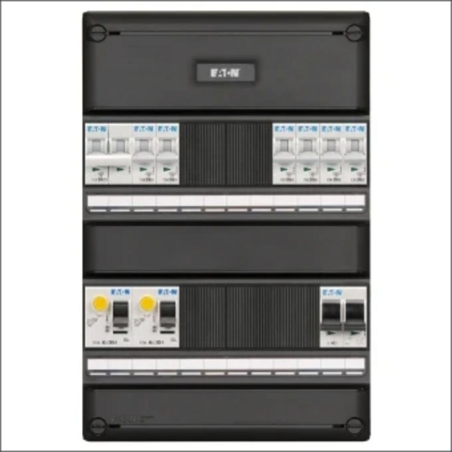 Groepenkast S55 FLEX, 1f, Inst.aut. 6 gr 2 ALS F HS 64
