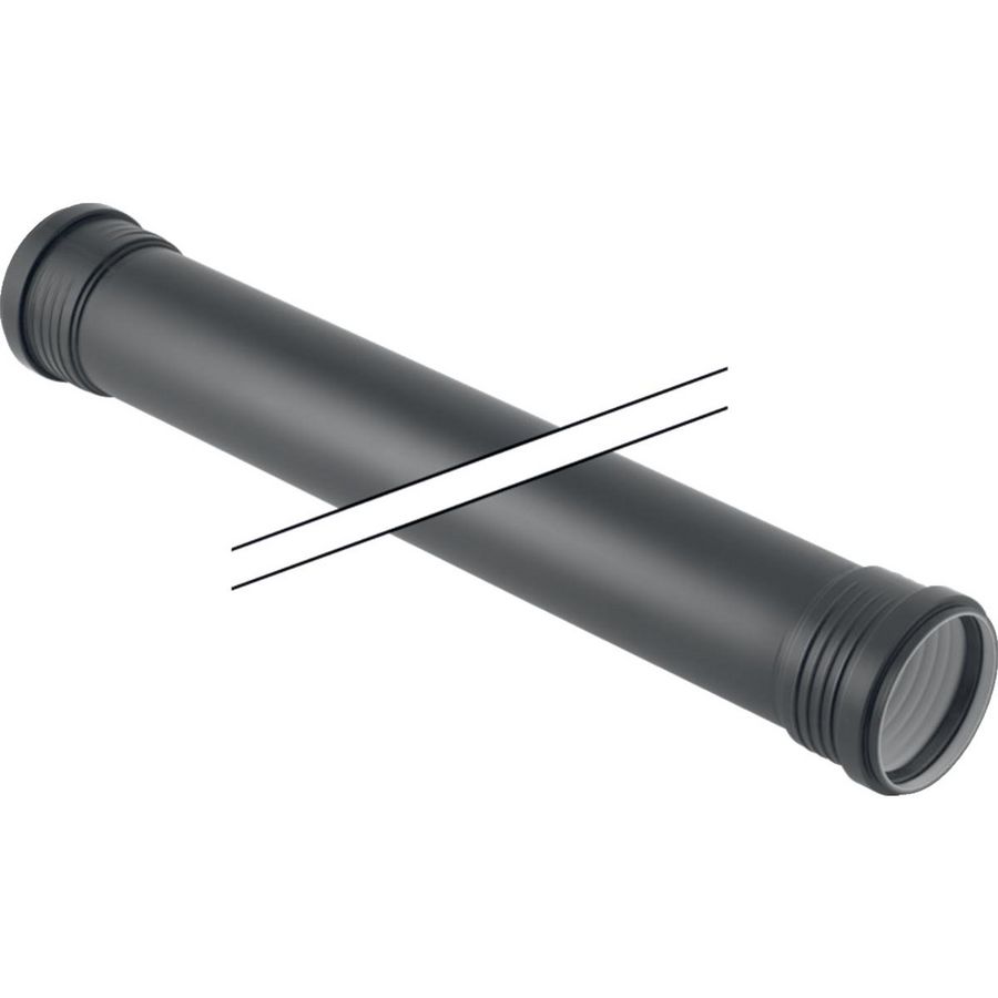 Lengte a 100cm Silent-PP afvoerbuis met twee steekmoffen 110mm VVE=4