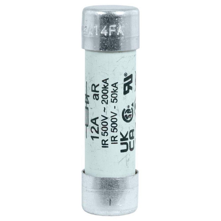 Zekering hoge snelheid 12A AC 500V 50kA 14x51mm aR UL VVE=10