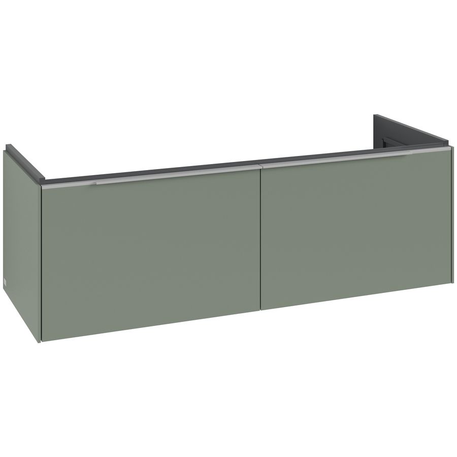 Wastafelonderkastkast SUBWAY 3.0 1272x429x478mm Soft Green C601L0AF greep alu. glans