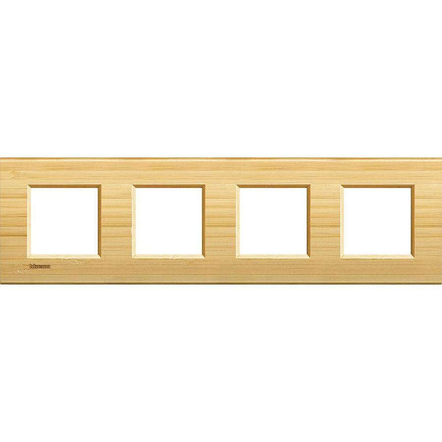 Afdekraam rechthoekig bamboe 4x2 mod. Livinglight