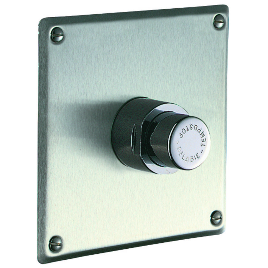 Urinoirkraan FF1/2" inbouw/plaat zelfsluitend 7sec