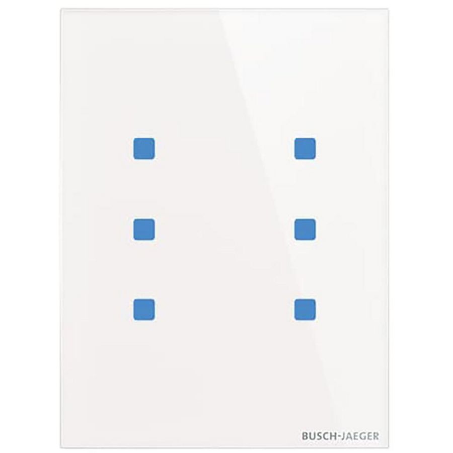Glasstouch sensor KNX Tacteo 6 voudig (TB/U6.7.11-CG)