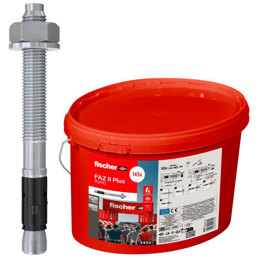 Emmer a 145st. doorsteekanker FAZ II Plus 10/10