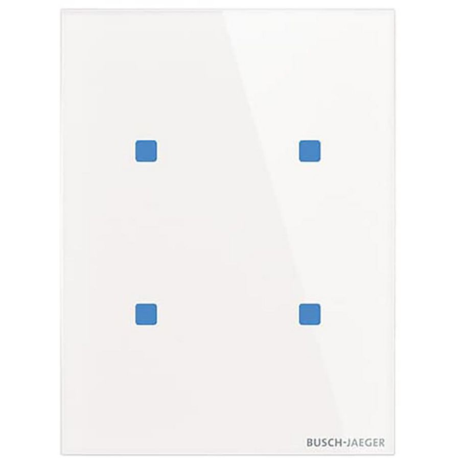 Glasstouch sensor KNX Tacteo 4 voudig (TB/U4.7.11-CG)