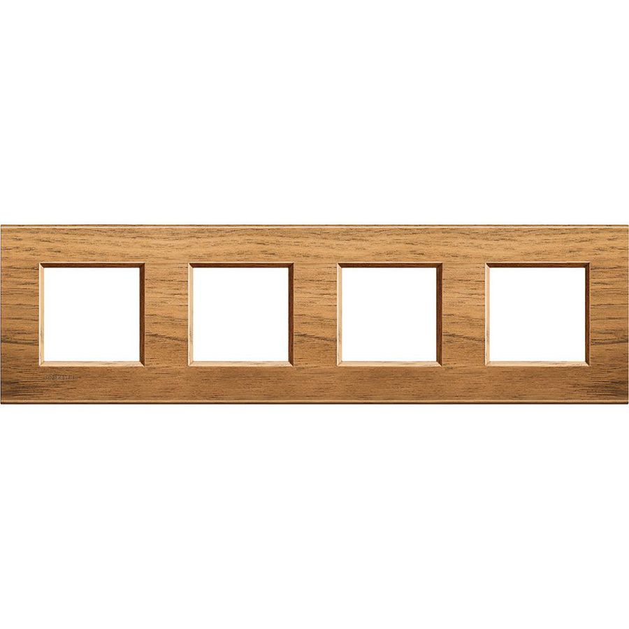 Afdekraam rechthoekig walnoot 4x2 mod. Livinglight