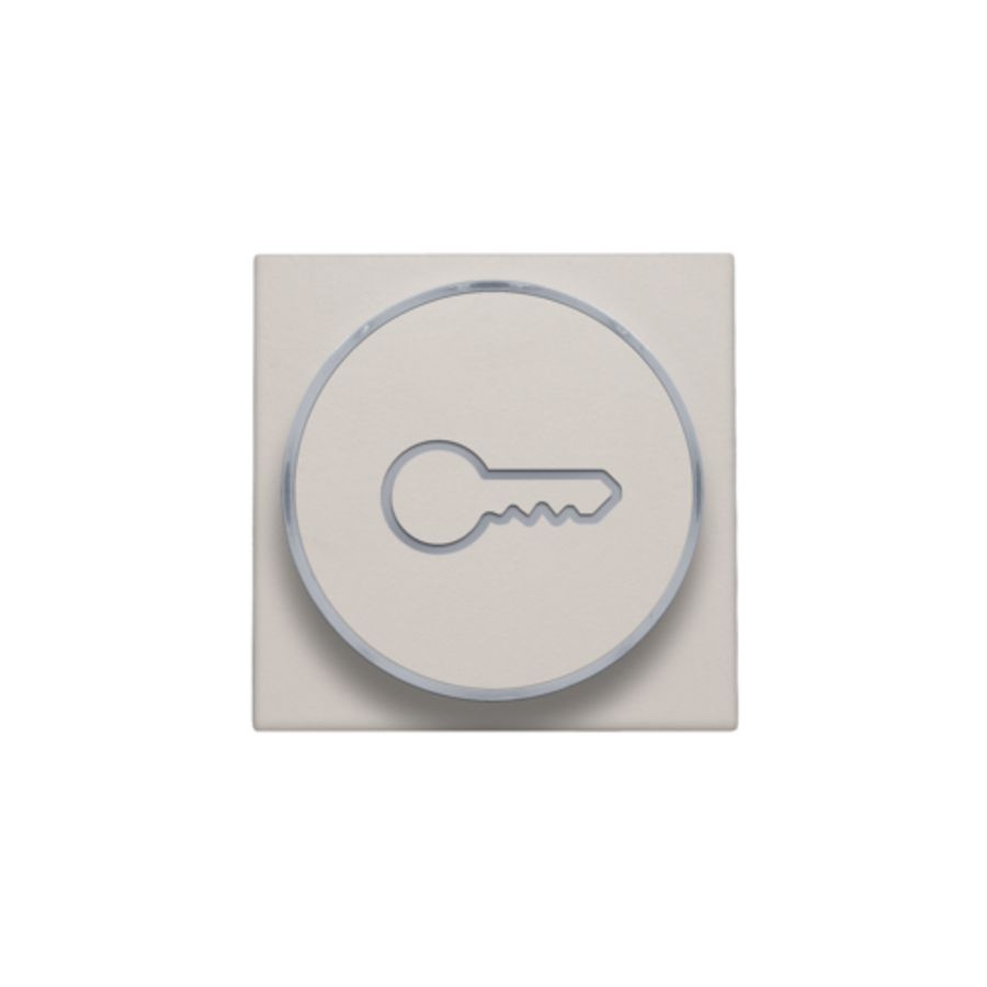 Afwerkingsset doorschijnende ring sleutelsymb. 6A lightgrey