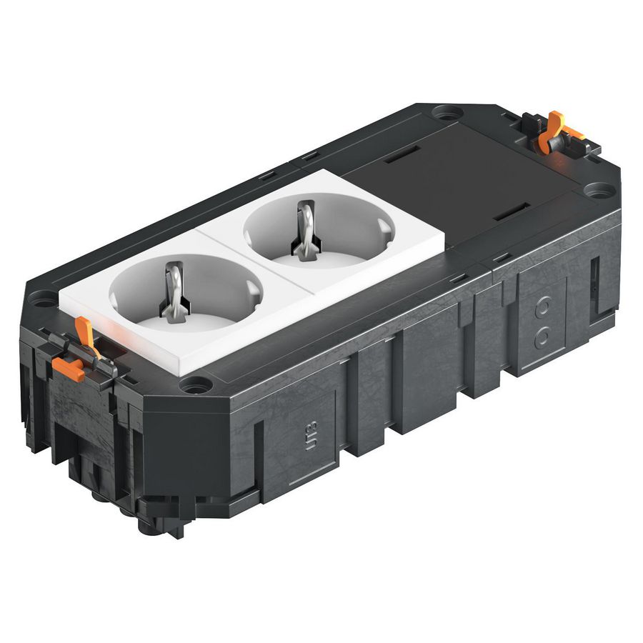 Univers. drager Connect GST18 VDE, 2v. Wit 165x76x45