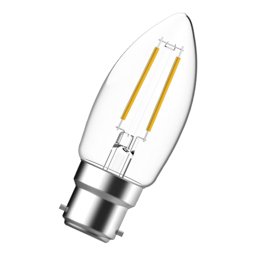 LED-lamp Fil C35 B22d 2.5W (25W) 250lm 827 CL