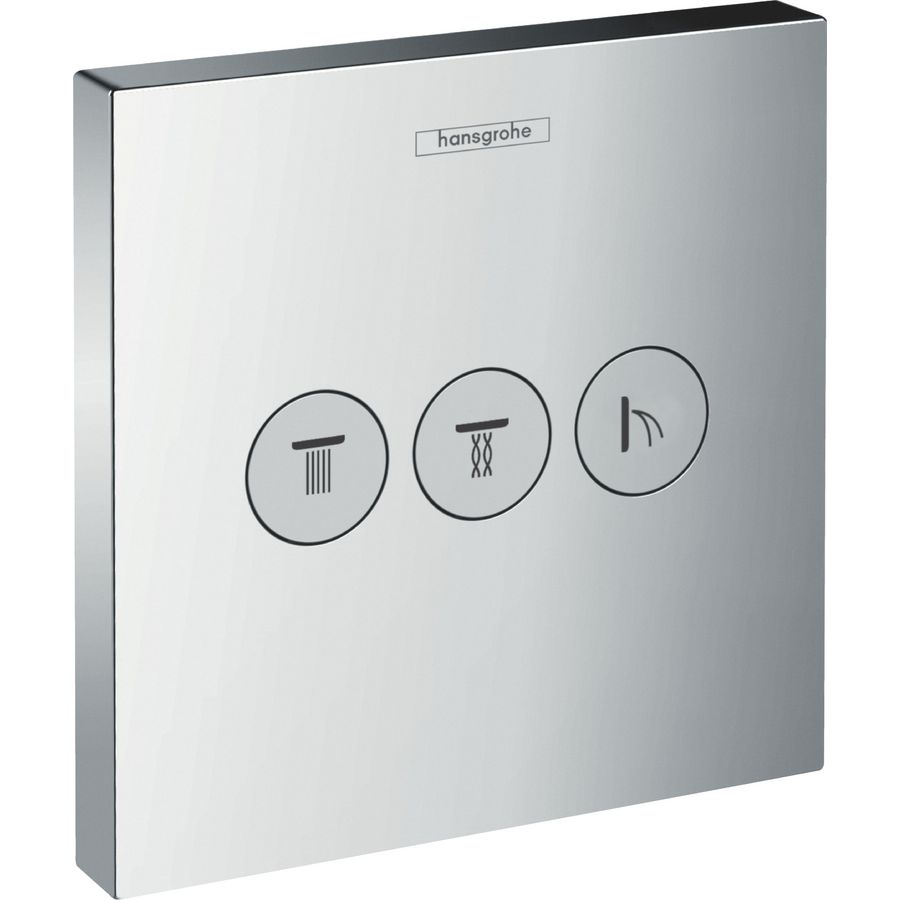 Afbouwdeel Shower Select inbouw stopkraan tbv 3 functies chroom