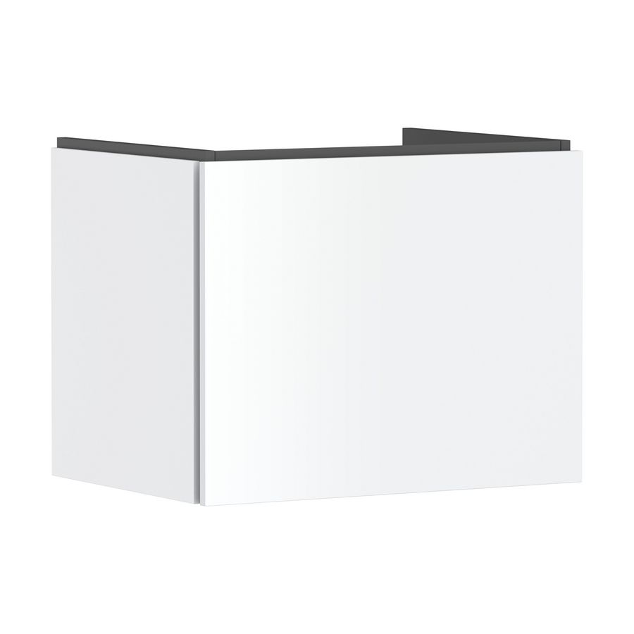Badmeubel Xilesa E 630/470+1 lade wastafel mat wit
