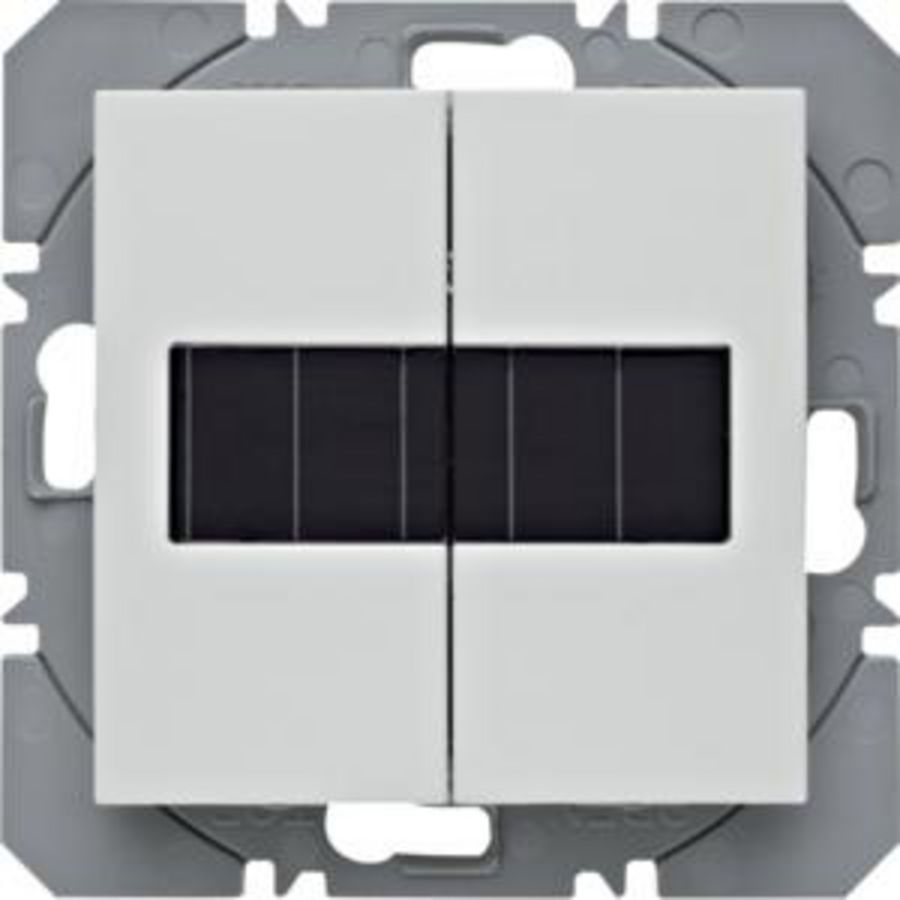 Vlakkewandzender KNX-RF 2-v zonnecel berker S.1/B.3/B.7 mat